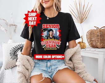 Custom Senior Shirt, Personalized Graduation Shirts, Class of 2025 Family Graduation Shirt, Custom Graduation Shirt, Proud Family Shirt