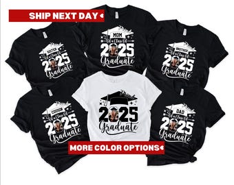 Custom Senior Shirt, Personalized Graduation Shirts, Class of 2025 Family Graduation Shirt, Custom Graduation Shirt, Proud Family Shirt