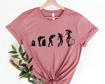 Xenomorph Evolution Shirt, Alien Shirt, Xenomorph Tee, Xenomorph Stage, Xenomorph Phase Tee, Alien Top, Science Fiction Shirt, Graphic Shirt