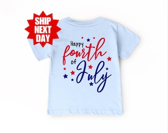 Gelukkig 4 juli-shirt, 4 juli-shirt, patriottisch shirt, Independence Day-shirt, Kids 4th of July, Freedom-shirt, Fourth Of July-shirt