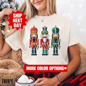Comfort Colors® Nutcracker Shirt, Lets Get Crackin Shirt, Retro Nutcracker Shirt, Christmas Nutcracker Shirt, Vintage Christmas Shirt