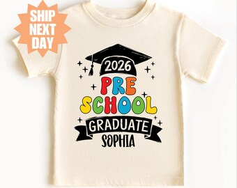 Custom Preschool Graduation Shirt, Preschool Grad Shirt, Cute Preschool Grad Shirt, Last Day Of School Shirt, Kids Graduation Shirt, Senior
