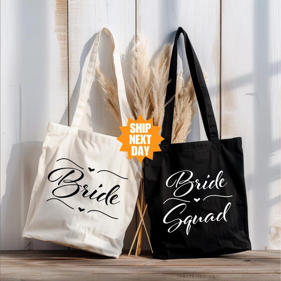 Borsa The Bride Matrimonio Borsa Tote 'The Bride' Per Sposa Nuova Con Etichette In Tela Accessorio 516727 - 3