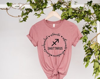 Sagittarius Shirt, Sagittarius Zodiac Shirt, Astrology Shirt, Zodiac Signs Shirt, Sagittarius Gift, Zodiac Signs Gift, Horoscope Shirt