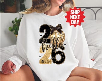 Hello 2026 Shirt, Happy New Year Shirt, New Year 2026 Shirt, New Year Crew Shirt, New Year's Eve Shirt, New Year Party Shirt, 2026 Shirt