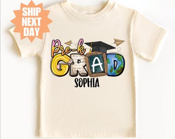 Custom Pre-K Graduation Shirt, Pre-K Graduation Shirt, Cute Pre-K Shirt, Last Day Of School Shirt, Kids Graduation Shirt, Class of 2026