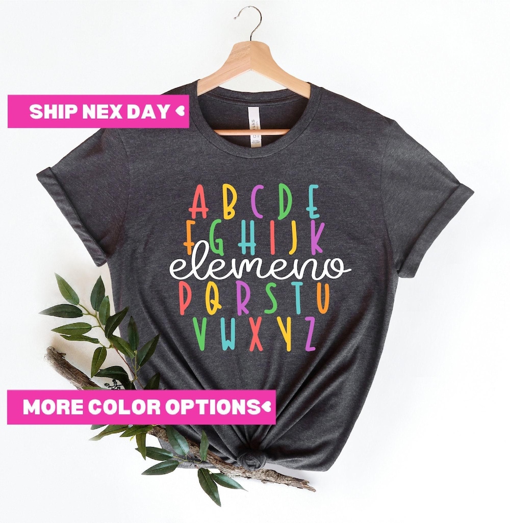 Teacher Shirt, Alphabet Shirt,Abc Elemeno Shirt, Elemeno Shirt, Abc Shirt, Kindergarten Teacher Shirt, Preschool Teacher Shirt, Kids Shirt Moderndaydecors