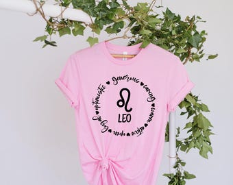 Leo Shirt, Leo Zodiac Shirt, Astrology Shirt, Zodiac Signs Shirt, Leo Sweatshirt, Leo Gift, Zodiac Signs Gift, Horoscope Shirt, Leo Gift
