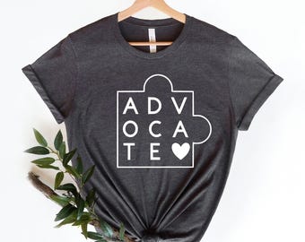 Autism Awareness Shirt, Accept Adapt Advocate, Autism Mom T-shirt, Autism Awareness, Autism Awareness Month Shirt, Autism Teacher Shirt