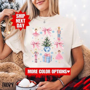Comfort Colors® Nutcracker Coquette Sweatshirt, Nutcracker Shirt, Lets Get Crackin Shirt, Retro Nutcracker Shirt, Christmas Nutcracker Shirt