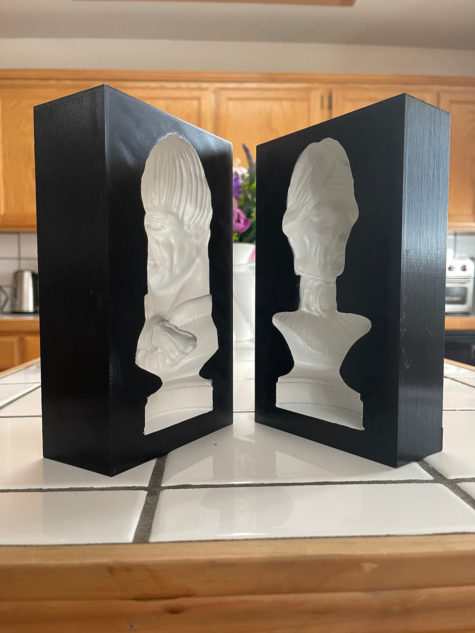 Large Haunted Mansion Uncle Lucius and Aunt Lucretia Inspired Inverted