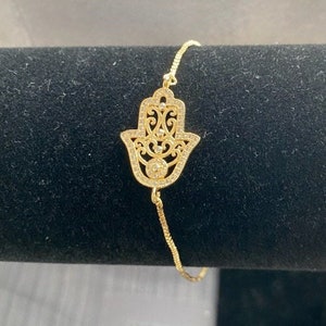 Hamsa Adjustable Bracelet