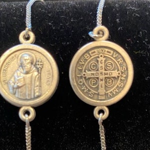 St Benedict Adjustable Bracelet- 2 Sided