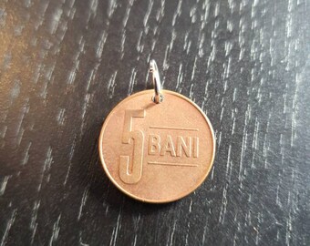 Coin pendant Romania 5 Bani