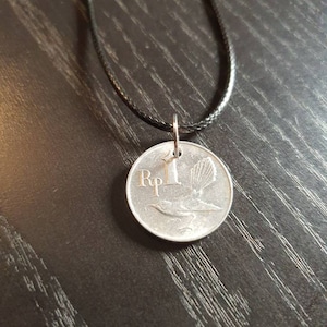 Ketting Munt Indonesië 1 Rupiah 45 - 50 cm Leer Aluminium