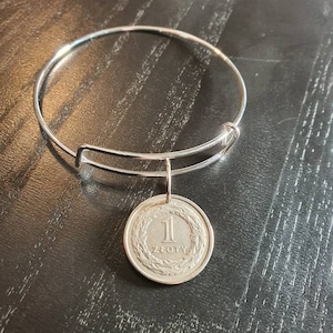Bangle Coin Poland 1 Zloty Real Coin