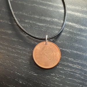 Necklace Coin Argentina 1 Peso modern 45 - 50 cm