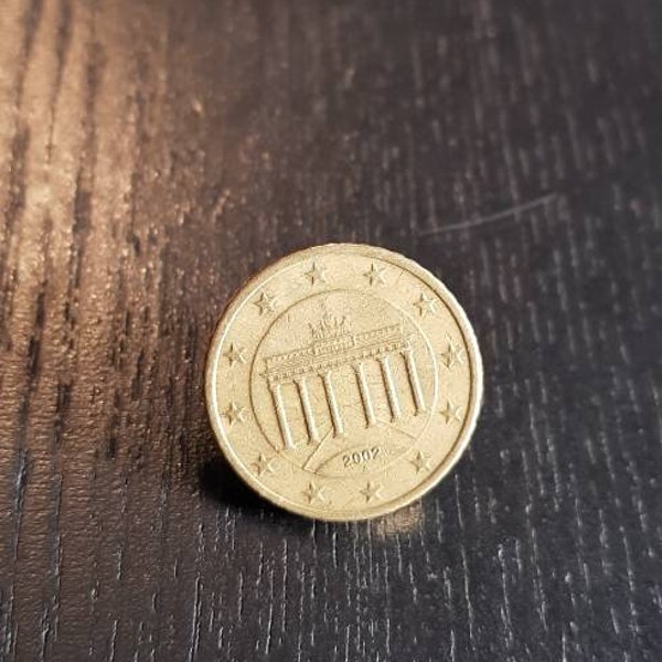 Pièce épinglette Allemagne 50 centimes Porte de Brandebourg