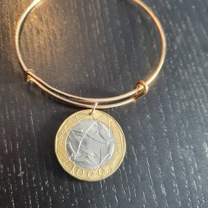 Bangle Coin Italy 1000 Lire genuine coin