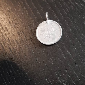 Pendant Coin Japan 1 Yen Genuine Coin Aluminum