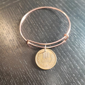 Bangle Coin Japan 10 Yen Real Coin