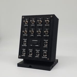 PC Button Box compact for Farm Sim, Truck Sim, Bus Sim, Racing Sim universal Control Panel USB 24 functions