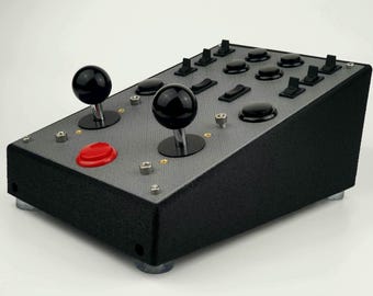 PC USB 28 Functions Button Box for Sim Racing Flight Simulator or