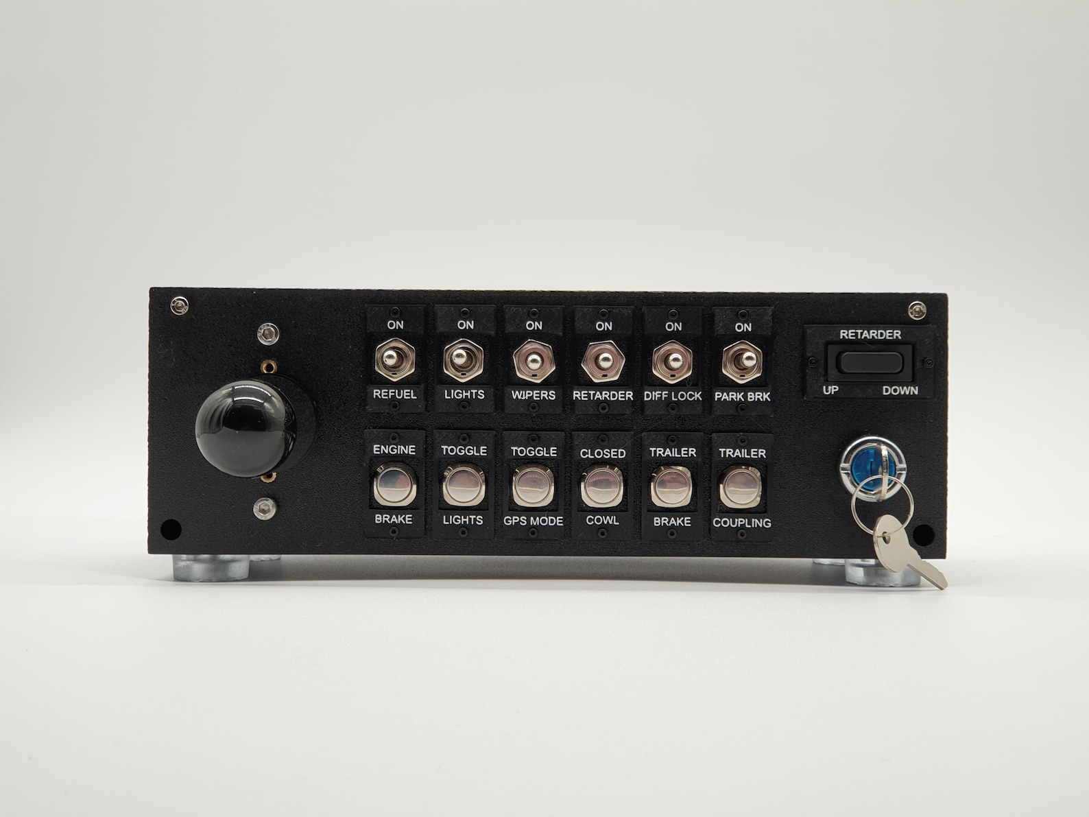 Pro PC Button Box With Digital Joystick and Ignition Switch USB ...