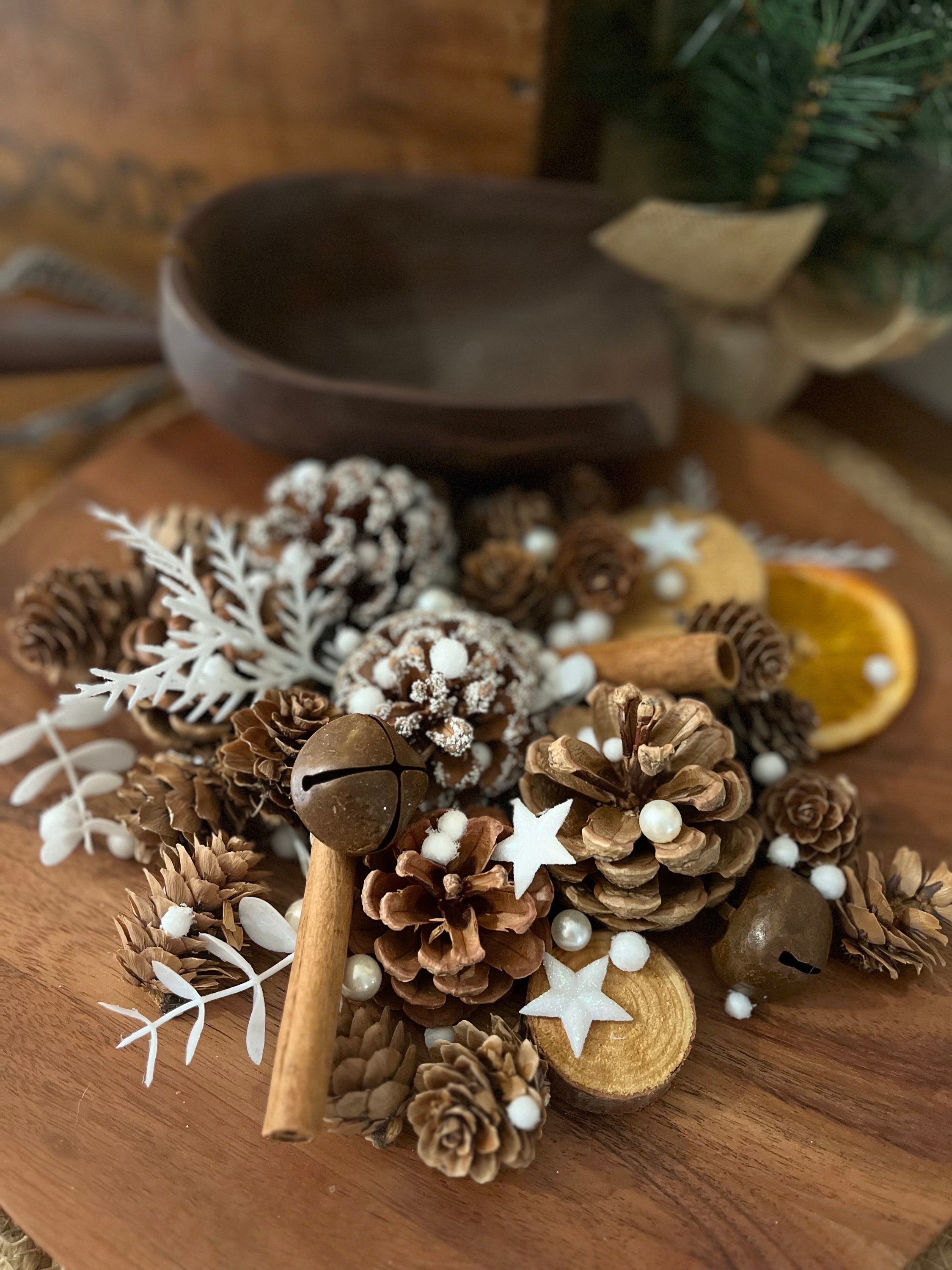 Winter White Christmas Potpourri|Farmhouse|Country Decor|Gift Ready - Thumbnail 3