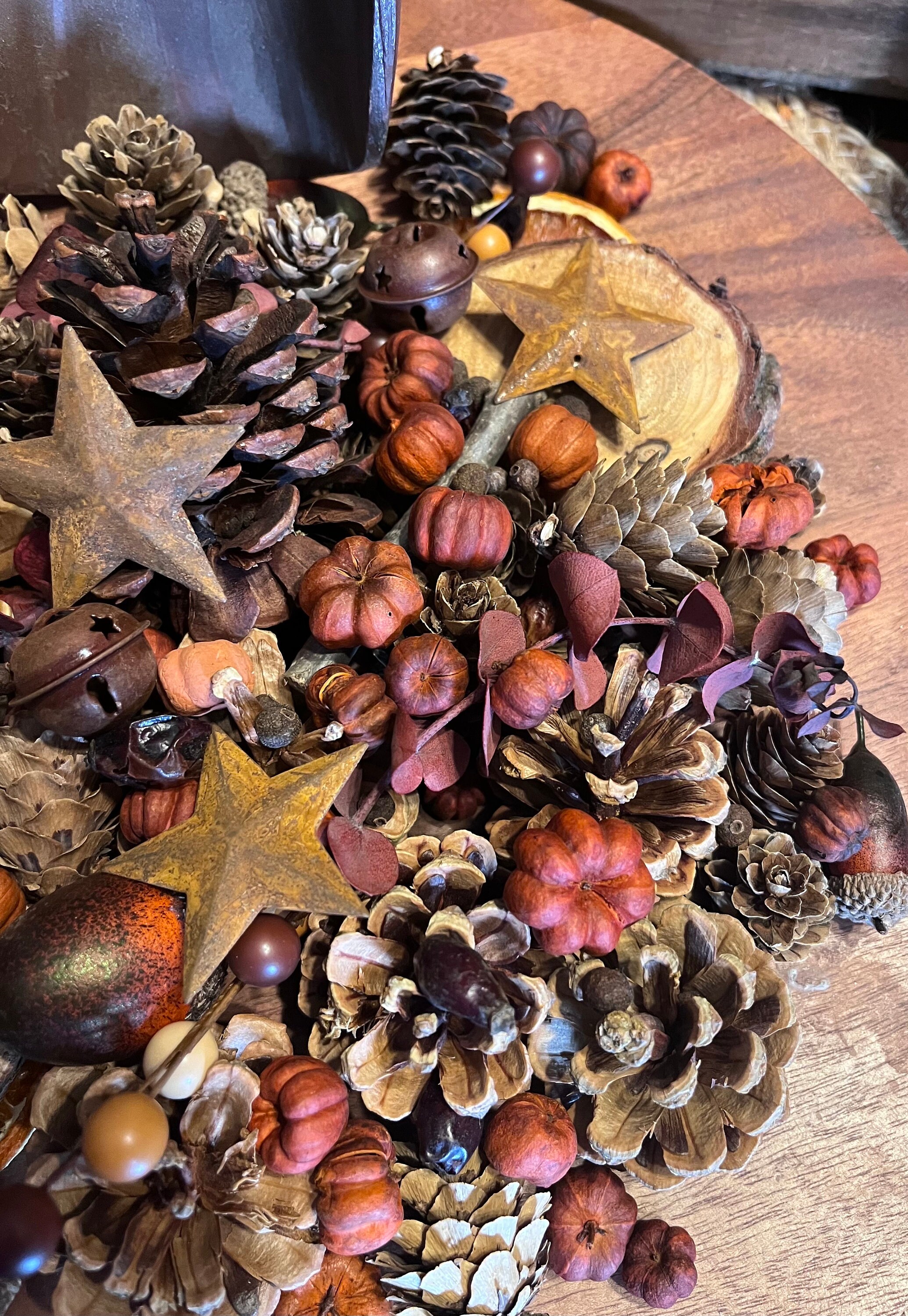 Primitive Fall Potpourri|Country Decor|Prims|5 cups|Primitive Decor - Thumbnail 4
