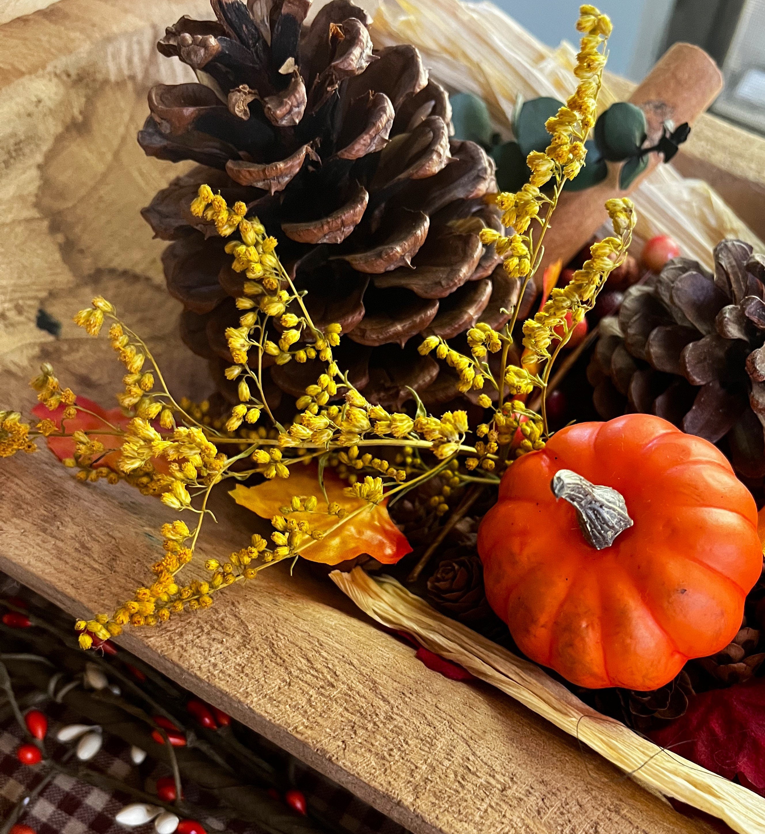 Fall Potpourri|Farmhouse Decor|Rustic Potpourri|Vase Filler - Thumbnail 3