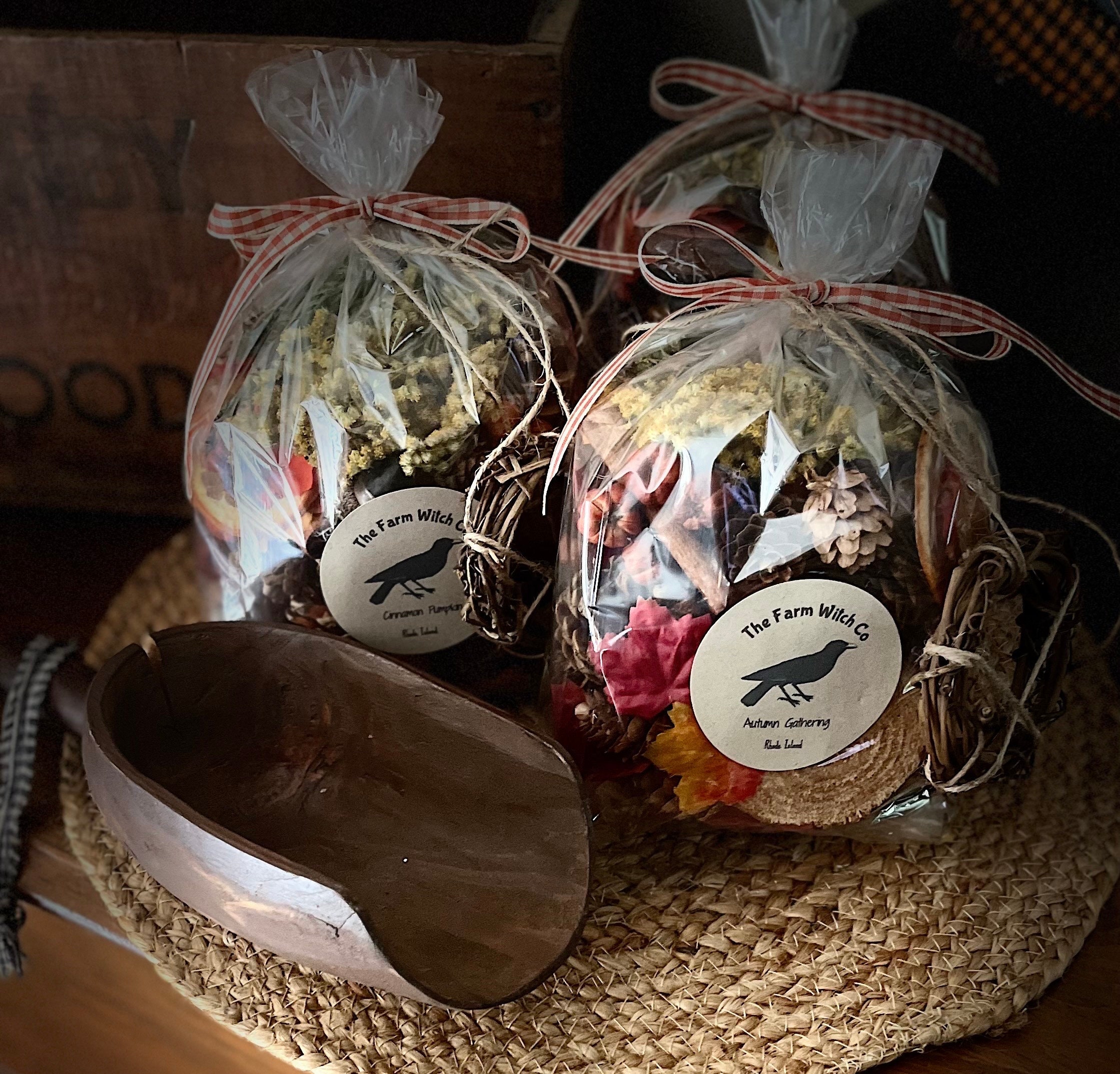 Fall Potpourri|Farmhouse Decor|Rustic Potpourri|Vase Filler - Thumbnail 7