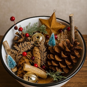 Classic Christmas Potpourri|Country Christmas|Rustic Decor|Vase Filler