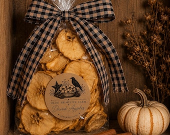 Dried Apple Slices Farmhouse Bowl Filler Primitive Rustic Country Home Decor Natural Autumn