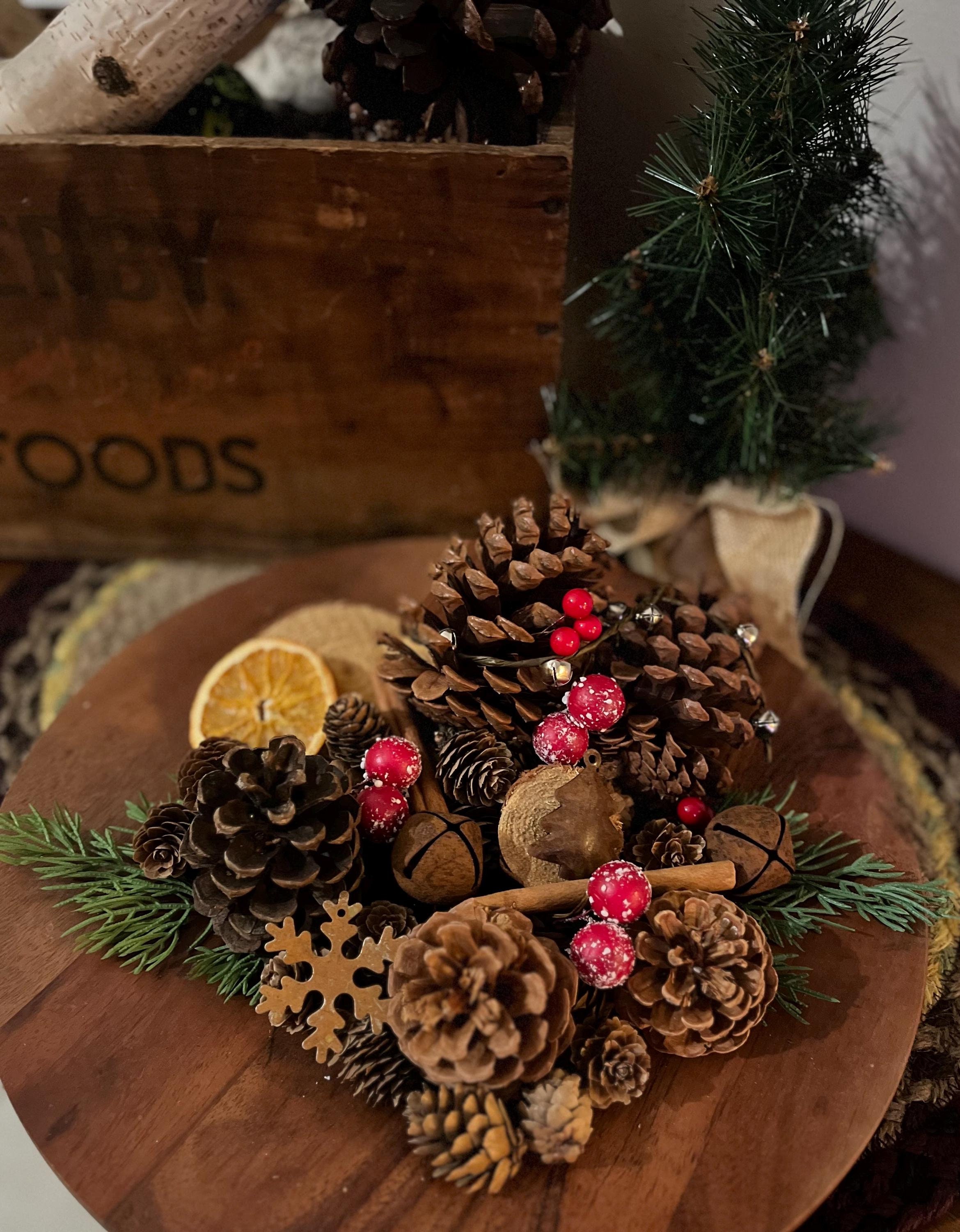 Primitive Christmas Potpourri|Holiday Scented Bowl Filler|Rustic Winter Home Decor - Image 1