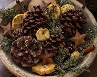 Primitive Potpourri-Hearthside Cinnamon and Pine Farmhouse Decor-Country Spice
