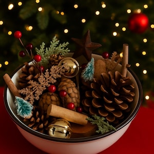 Classic Christmas Potpourri|Country Christmas|Rustic Decor|Vase Filler