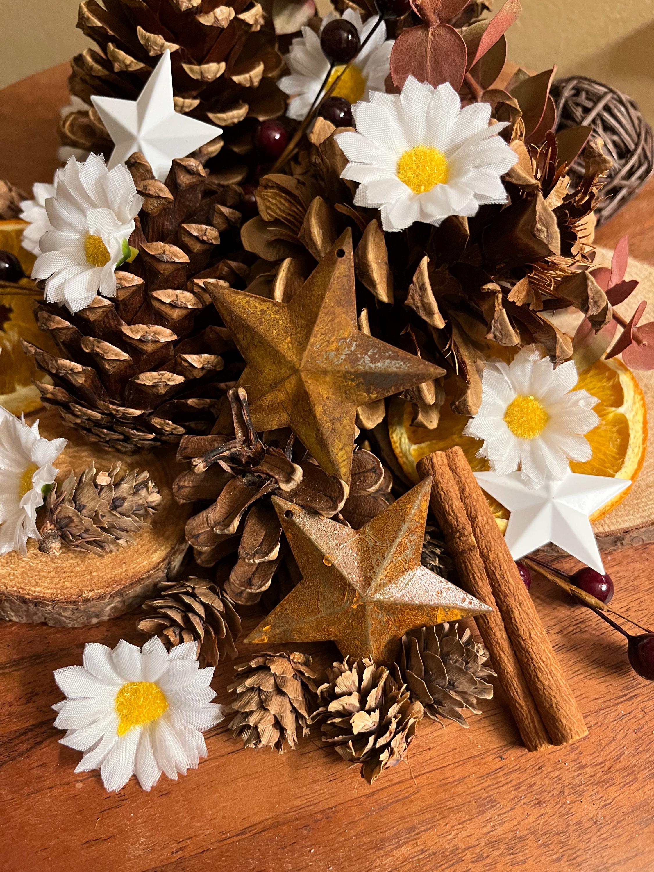 Primitive Daisy Potpourri|Floral Bowl Filler|Rustic Home Fragrance|Vintage Country Style - Thumbnail 2