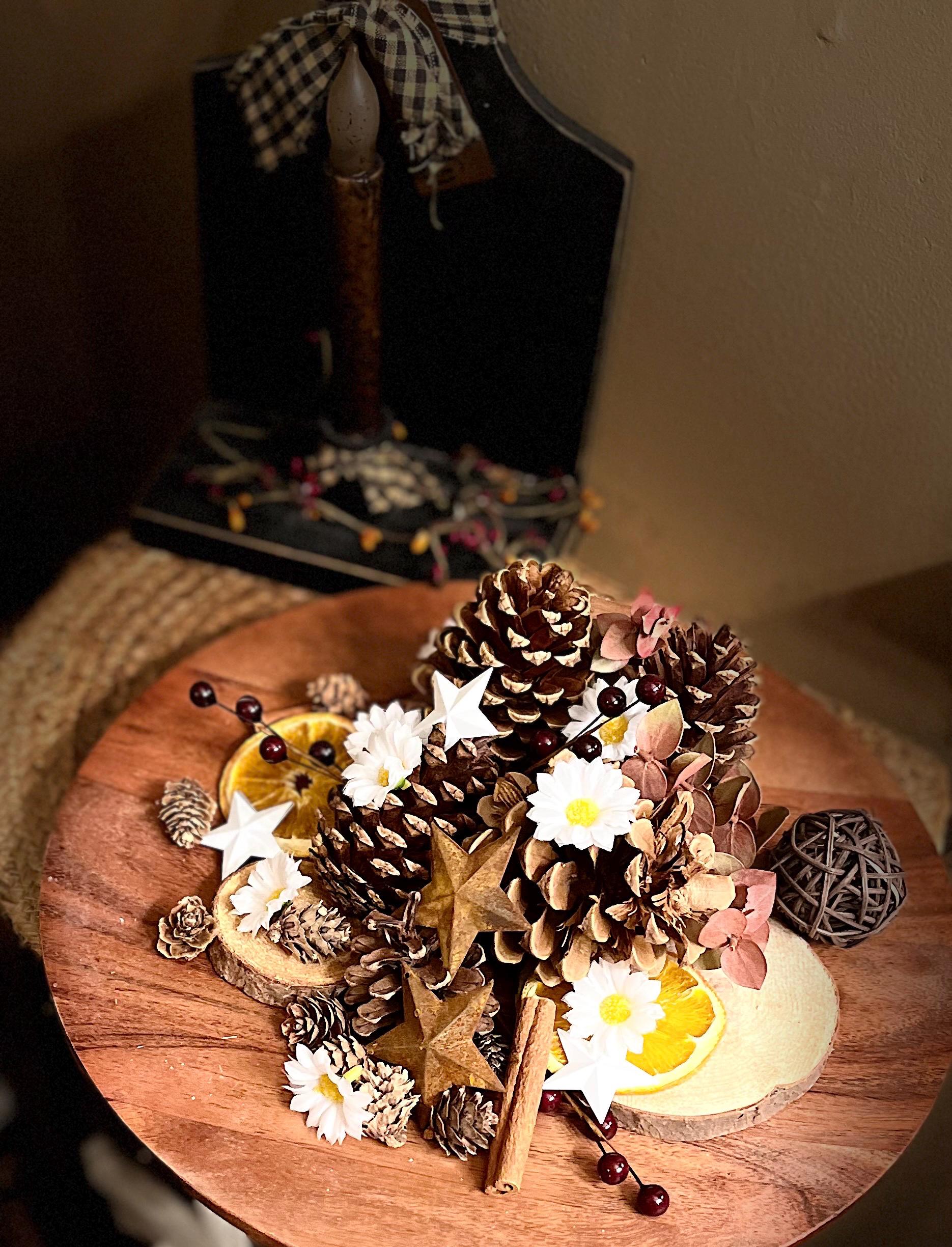 Primitive Daisy Potpourri|Floral Bowl Filler|Rustic Home Fragrance|Vintage Country Style - Thumbnail 5