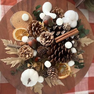 Farmhouse Fall Potpourri: Pinecones, Pumpkins, Cinnamon Sticks