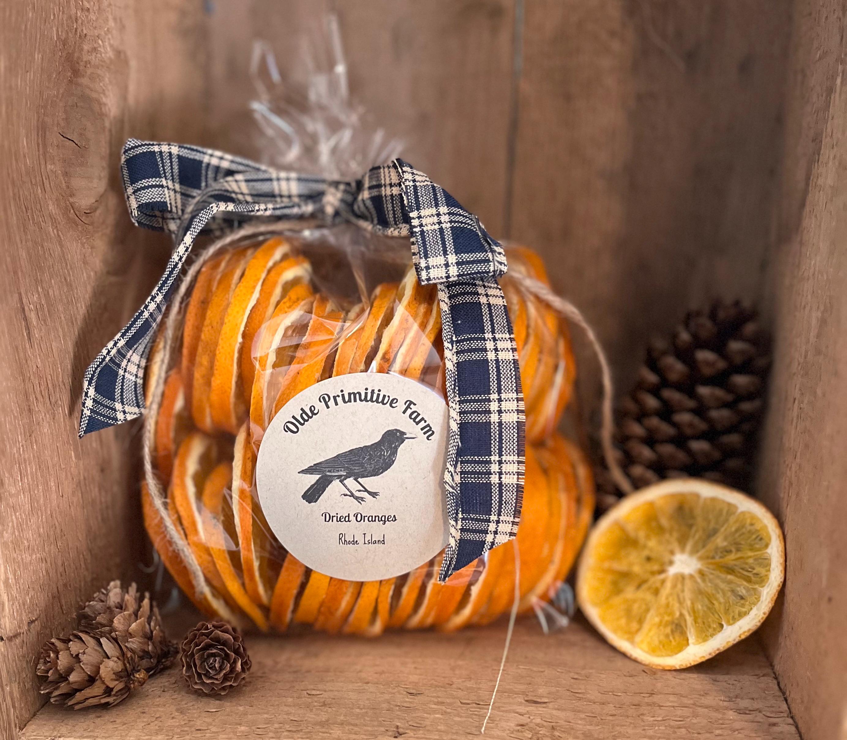 Dried Orange Slices-25 count-Potpourri-Primitive Decor-Vase Filler