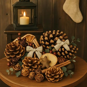 Primitive Christmas Potpourri, Country Prims, Rustic Decor