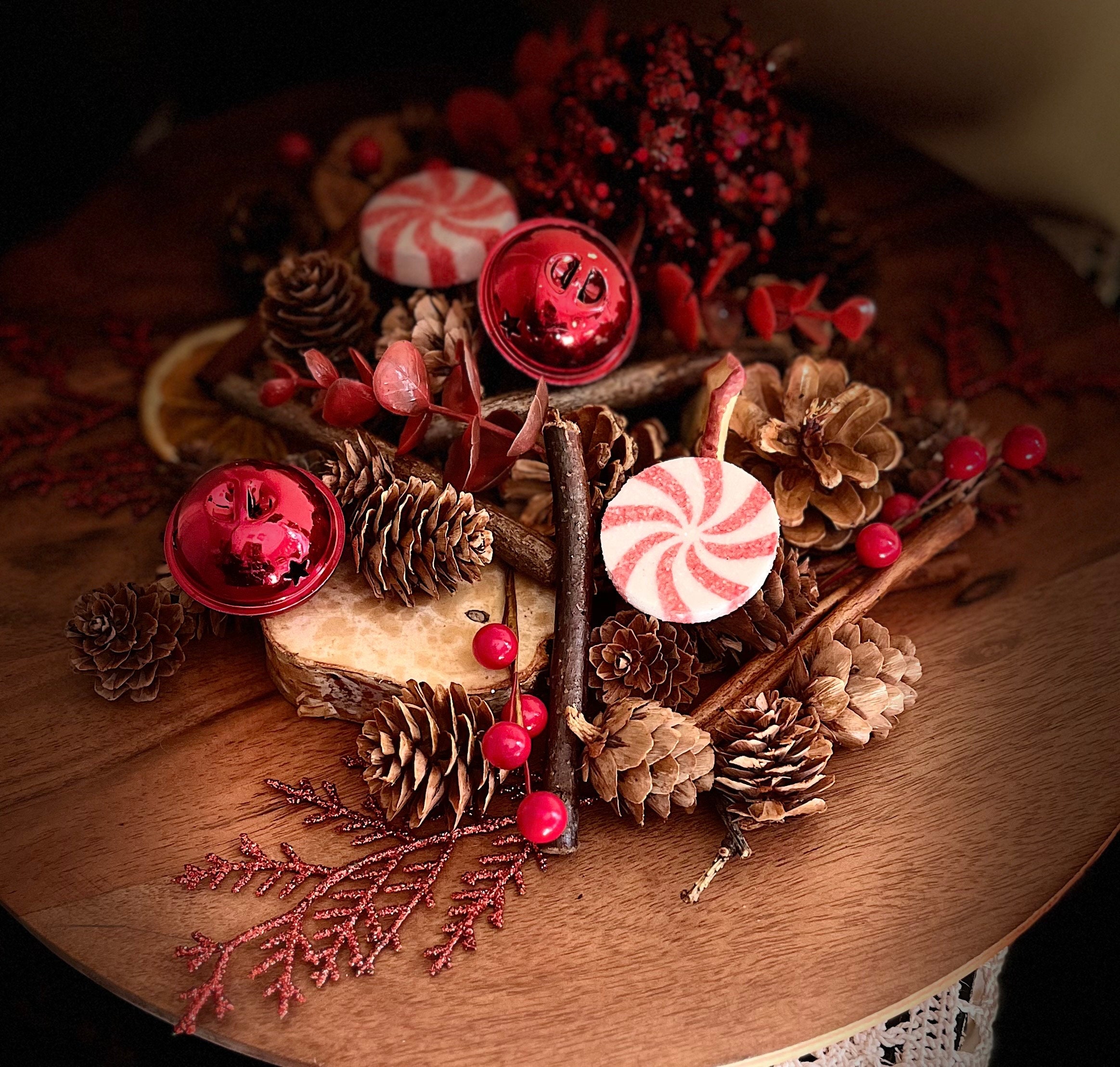 Christmas Potpourri|Yule Decor|Red Holiday Decor|Country Decor - Thumbnail 2