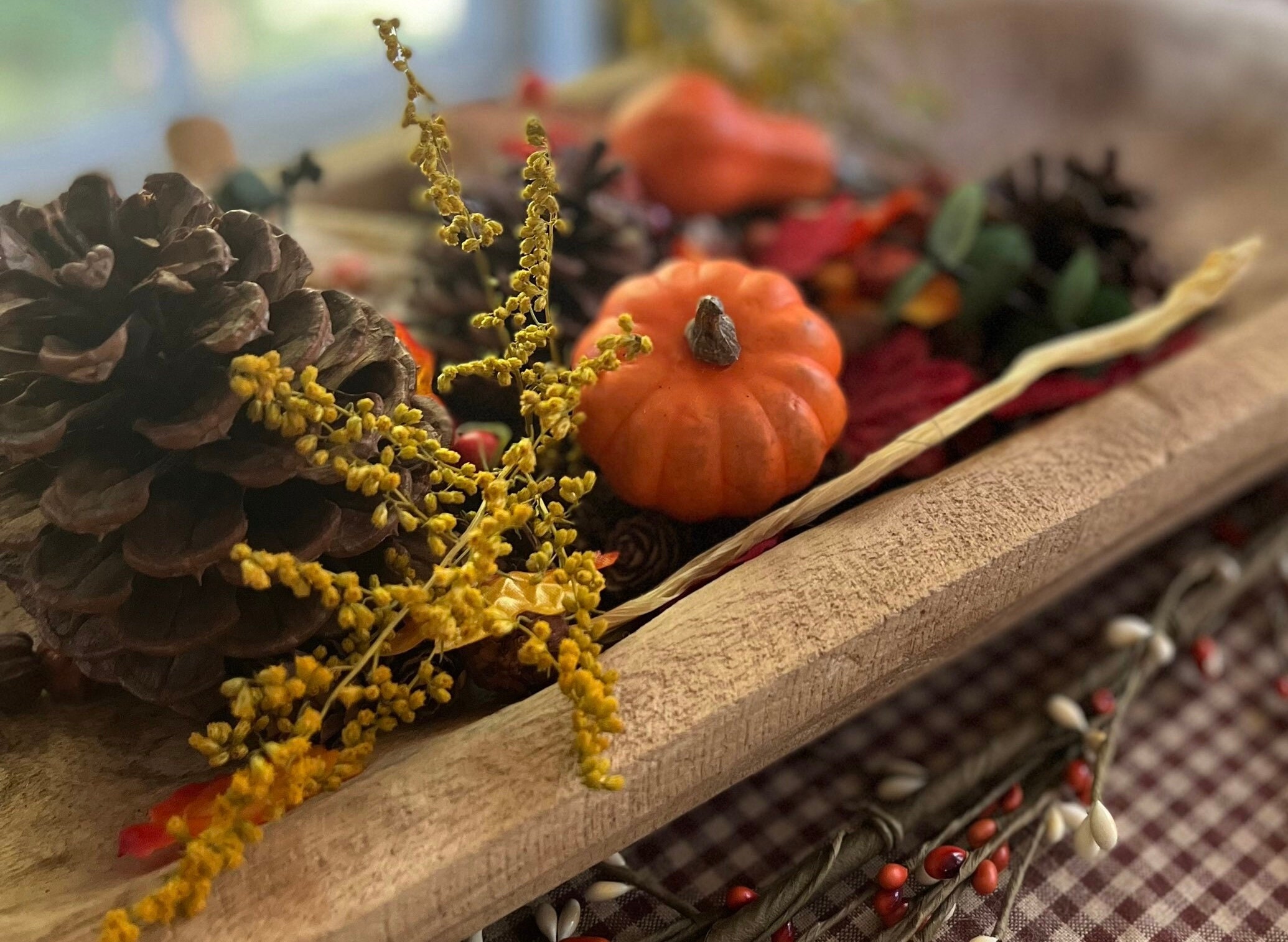 Fall Potpourri|Farmhouse Decor|Rustic Potpourri|Vase Filler - Thumbnail 6