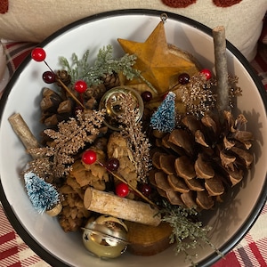 Classic Christmas Potpourri|Country Christmas|Rustic Decor|Vase Filler