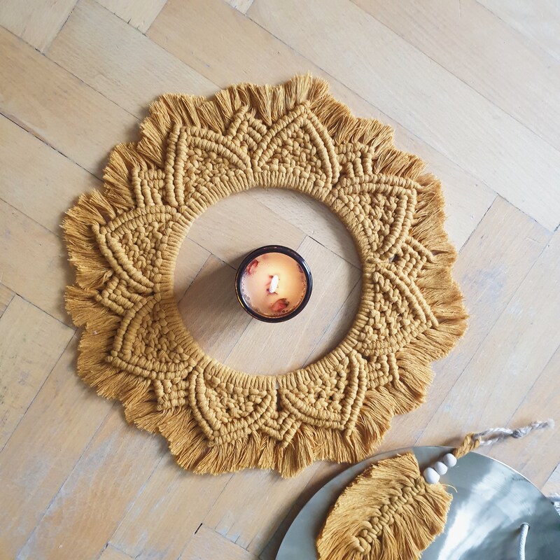 Macrame Mandala - Etsy