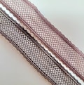 Edge Ribbon for Sewing and Wigs - 1 Yard - Medium Brown - Dark Brown