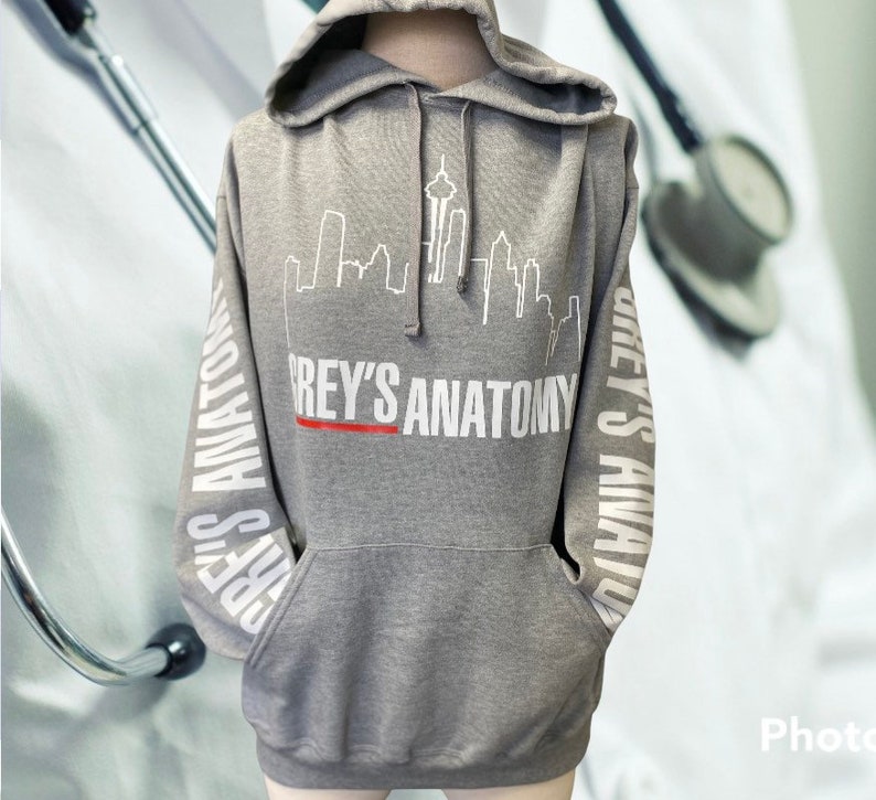 Greys Anatomy Hoodie. Medical Tv Show. Birthday Party Gift. Etsy