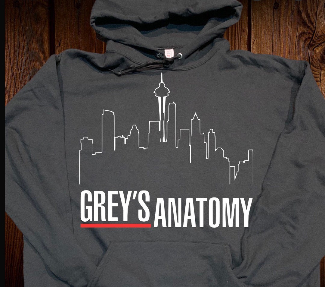 Greys Anatomy Hoodie, Sweatshirt, Clothing, Gift. Made to Order. Cotton