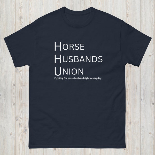 Horse Husband, Equestrian, Funny hubby gift, Horse show T-Shirt, 100% cotton